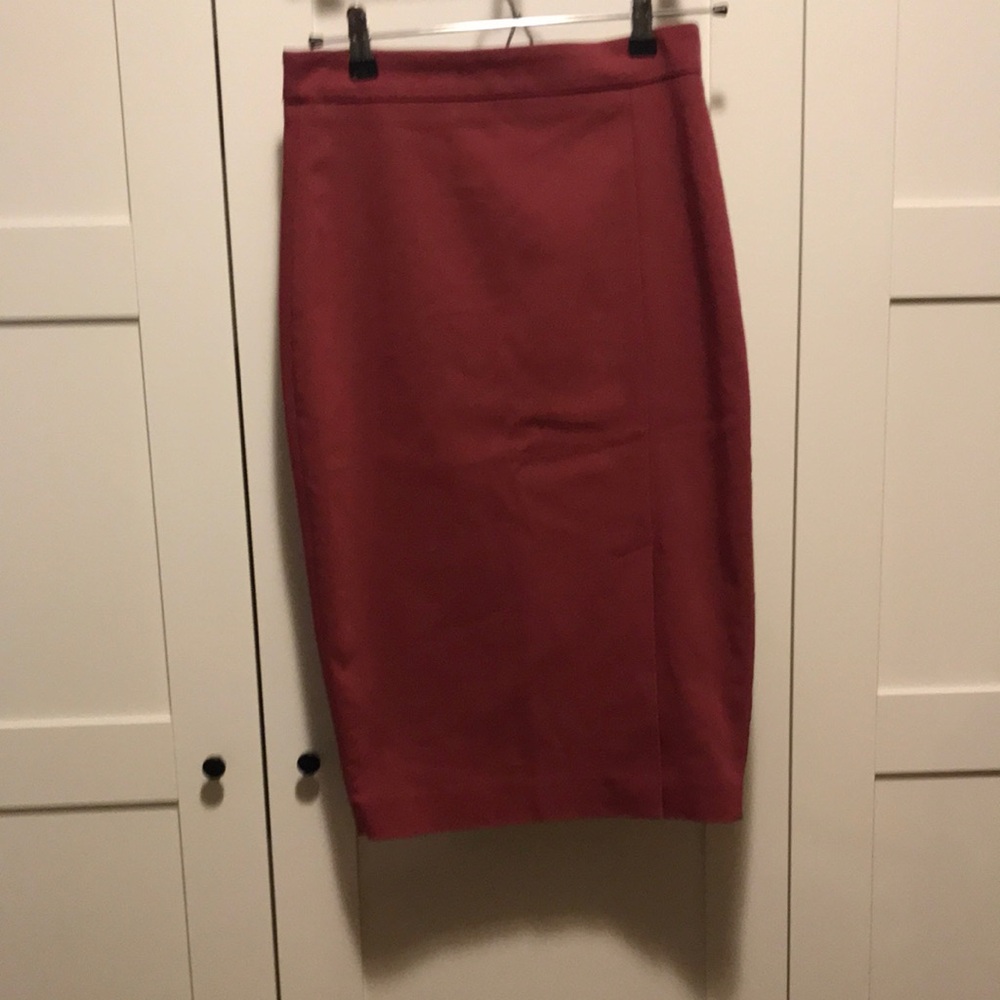 RW&CO raspberry pencil skirt